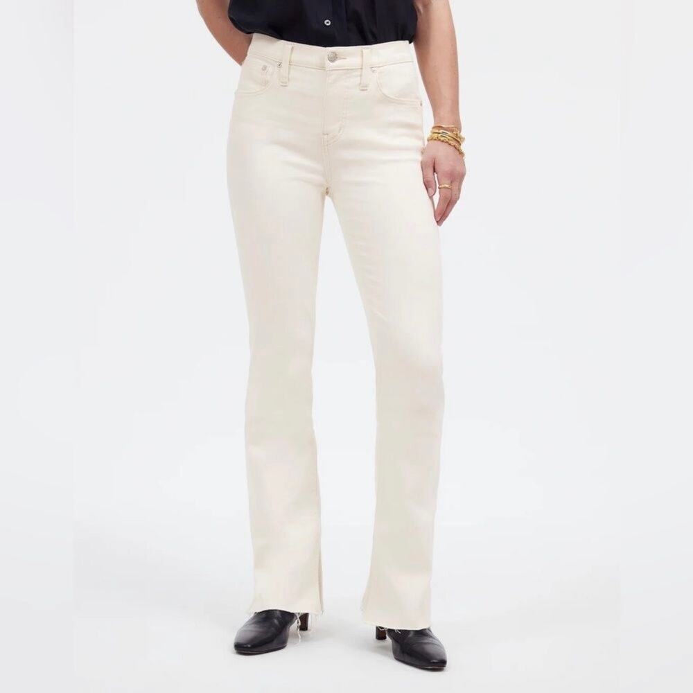 madewell petite kick out full-length jeans vintage canvas np503 women size p25‎